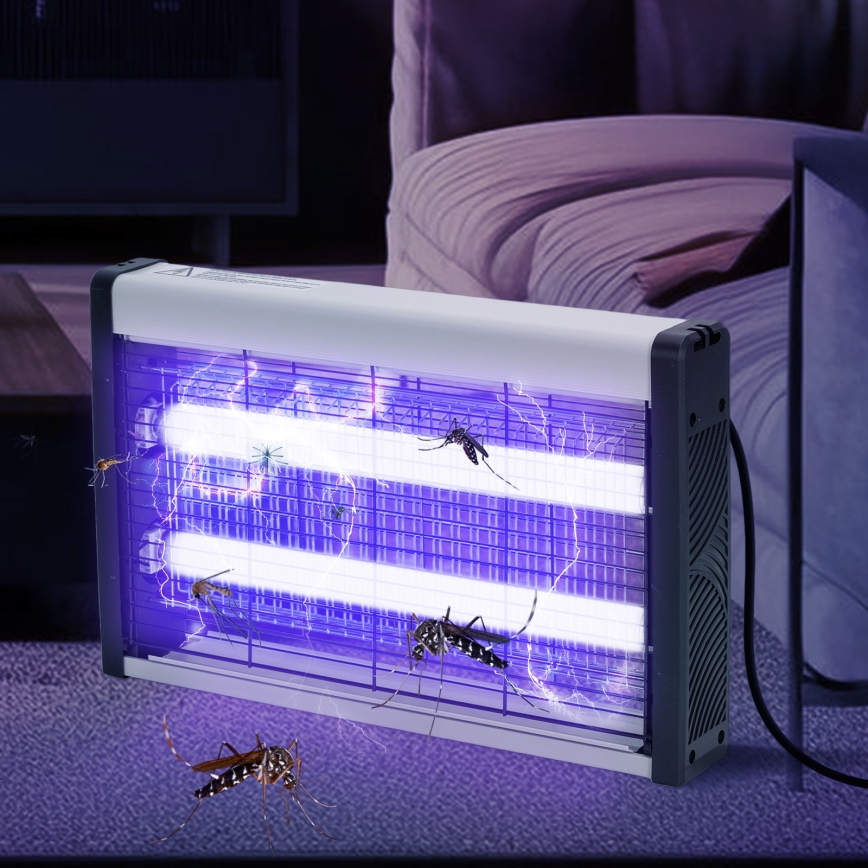 Brilagi - Elektrisk insektfanger 2xUV/15W/230V 80 m2