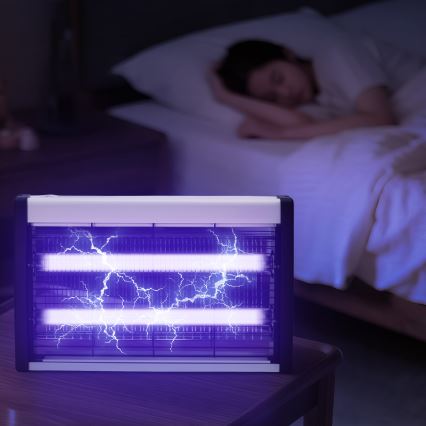 Brilagi - Elektrisk insektfanger 2xUV/15W/230V 80 m2