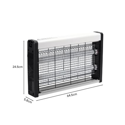 Brilagi - Elektrisk insektfanger 2xUV/20W/230V 100 m2
