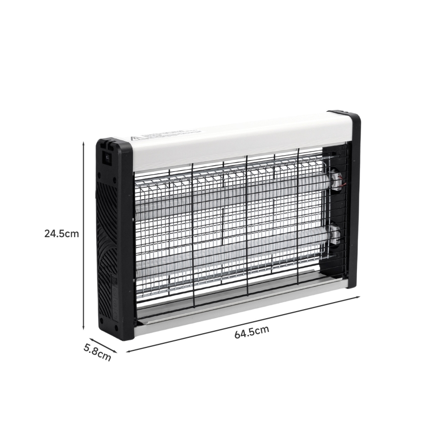Brilagi - Elektrisk insektfanger 2xUV/20W/230V 100 m2