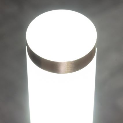 BRILAGI - LED udendørs væglampe ELIA 1xE27/7W/230V 4000K IP44 mat krom
