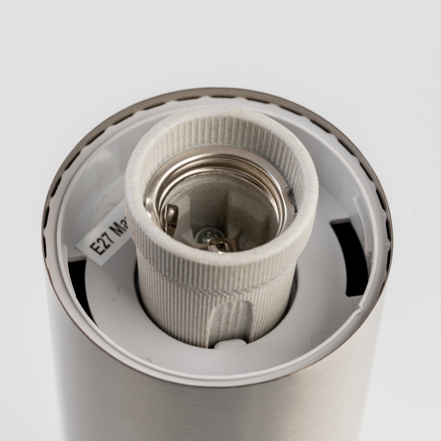 BRILAGI - LED udendørs væglampe ELIA 1xE27/7W/230V 4000K IP44 mat krom