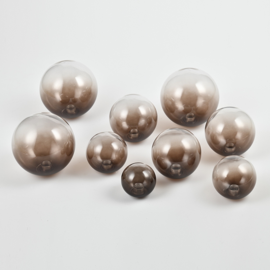 Brilagi - Reserveglas til lysekrone, væglampe og lampe MISTEL, MILLA Ø 10 cm, røgfarvet brun