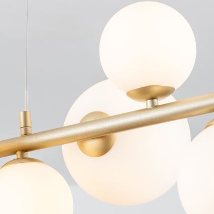 BRILAGI - Erstatningsglas til lysekrone, væglampe og lampe MISTEL, MILLA Ø 15 cm hvid