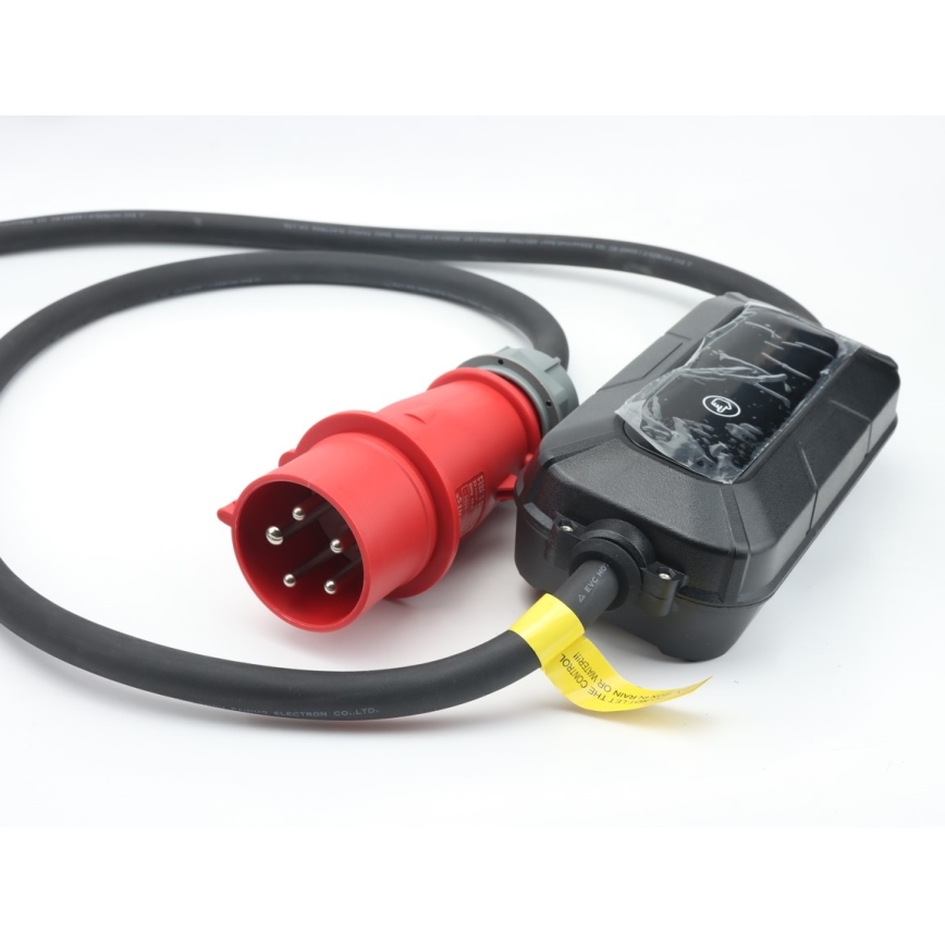Brilagi - EV-ladestation til elbiler FAST AC Type 2 16A/380V 11kW + stik 230V, 3,7kW 5m + etui