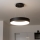 Brilagi - FALCON LED-dæmpbar pendel med wire LED/40W/230V 3000-6500K Ø 45 cm sort + fjernbetjening