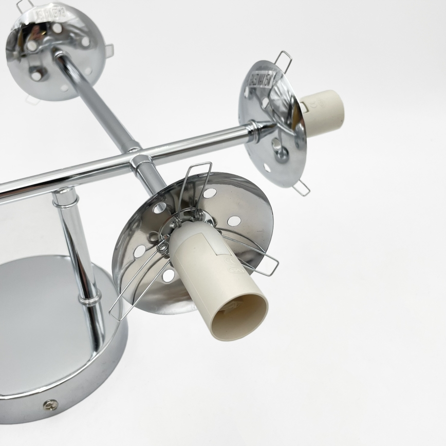 Brilagi - Fastmonteret lysekrone MALONY 6xE14/20W/230V poleret krom