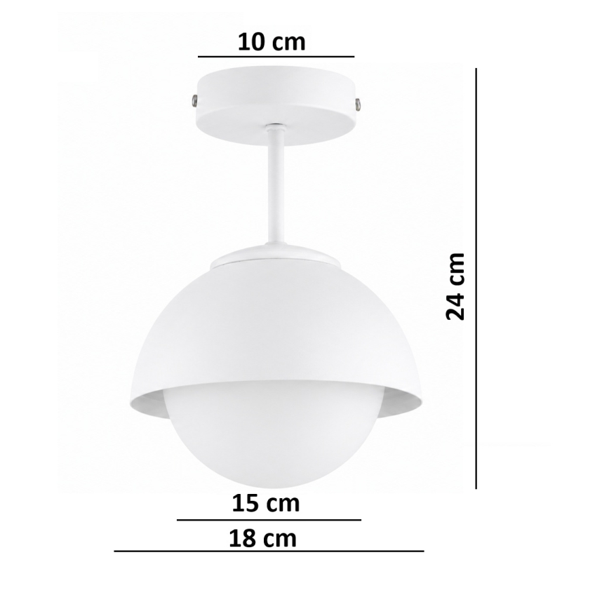 BRILAGI - Fladmonteret loftlampe COSMO 1xE27/60W/230V hvid/guld