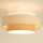 Brilagi - Fladmonteret loftlampe RESNA 1xE27/60W/230V Ø 40 cm creme/beige