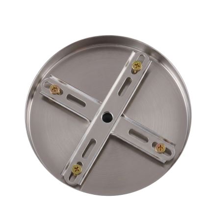 BRILAGI - Fladmonteret lysekrone ECLIPSE 12xE14/10W/230V Ø 78 cm sølv