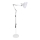 Brilagi - Fleksibel gulvlampe TASKER 1xE27/60W/230V 157 cm hvid