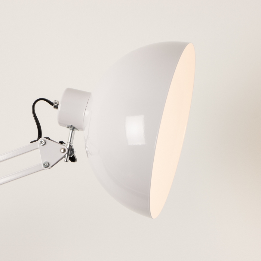 Brilagi - Fleksibel gulvlampe TASKER 1xE27/60W/230V 157 cm hvid
