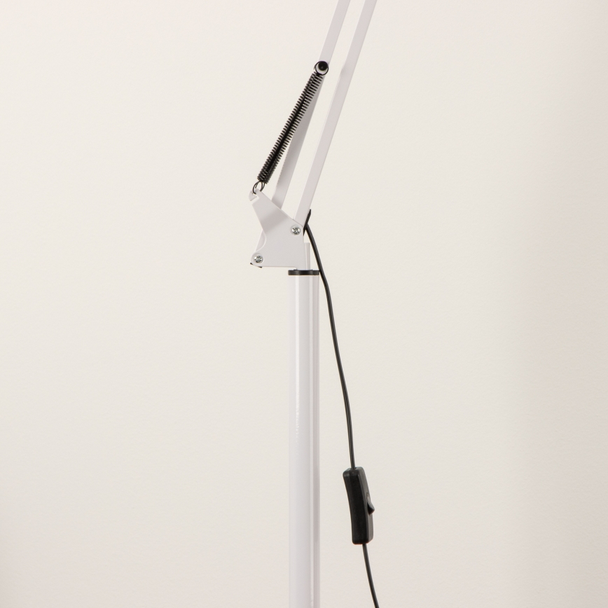Brilagi - Fleksibel gulvlampe TASKER 1xE27/60W/230V 157 cm hvid