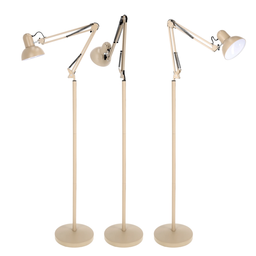 Brilagi - Fleksibel gulvlampe TASKER 1xE27/60W/230V 184 cm beige