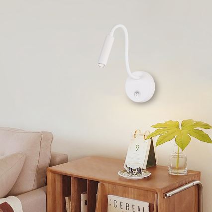 Brilagi - Fleksibel LED væglampe dæmpbar MAYA 1xG9/4W/230V hvid 2700-6500K Wi-Fi Tuya
