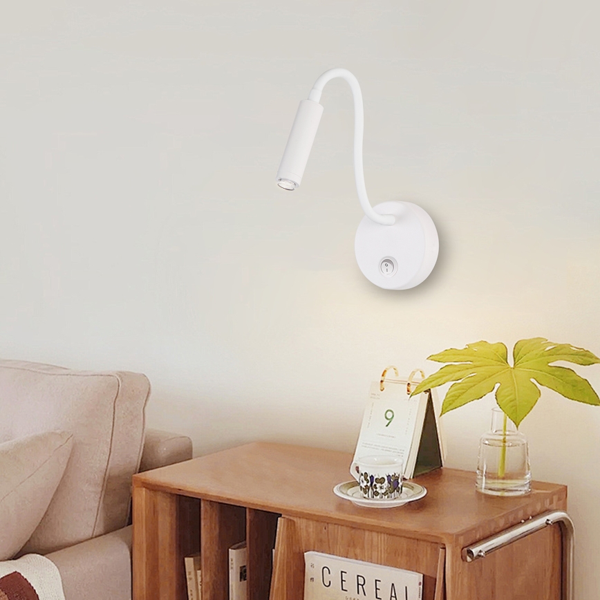 Brilagi - Fleksibel LED væglampe dæmpbar MAYA 1xG9/4W/230V hvid 2700-6500K Wi-Fi Tuya