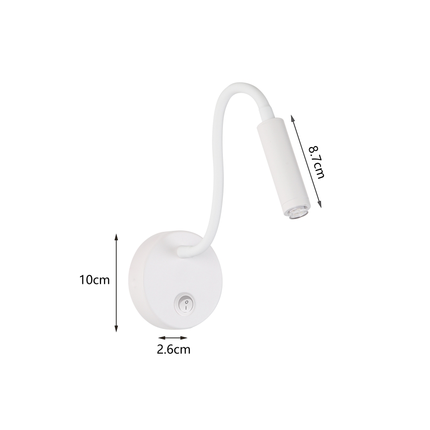 Brilagi - Fleksibel LED væglampe dæmpbar MAYA 1xG9/4W/230V hvid 2700-6500K Wi-Fi Tuya