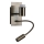 Brilagi - Fleksibel LED væglampe NUBILA 1xE27/25W/230V + LED/3W messing