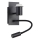 Brilagi - Fleksibel LED væglampe NUBILA 1xE27/25W/230V + LED/3W sort