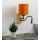 Brilagi - Fleksibel LED-væglampe NUBILA WOOD 1xE27/25W/230V + LED/3W eg/sort/orange