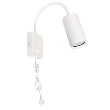 Brilagi - Fleksibel væglampe SELE 1xGU10/30W/230V hvid
