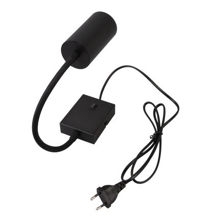 Brilagi - Fleksibel væglampe SELE 1xGU10/30W/230V sort/guldfarvet