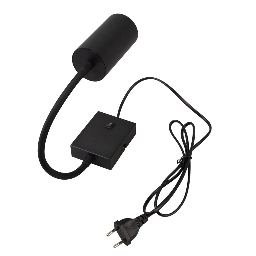 Brilagi - Fleksibel væglampe SELE 1xGU10/30W/230V sort/guldfarvet
