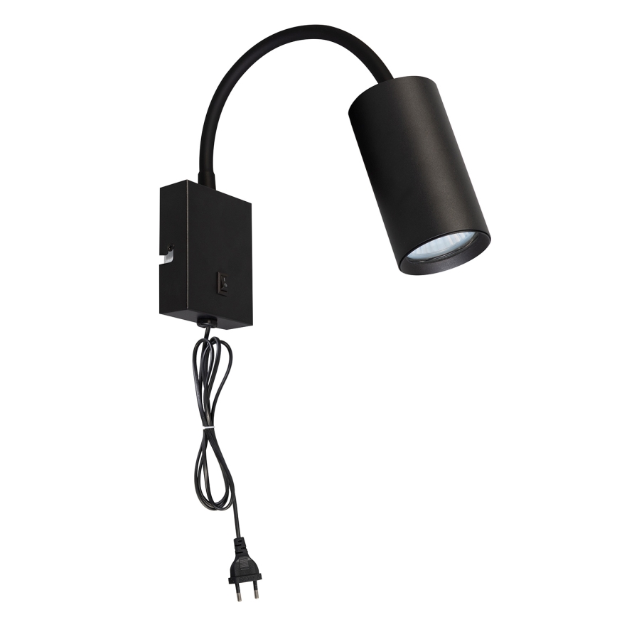 Brilagi - Fleksibel væglampe SELE 1xGU10/30W/230V sort