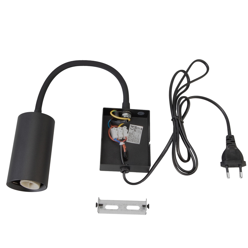 Brilagi - Fleksibel væglampe SELE 1xGU10/30W/230V sort
