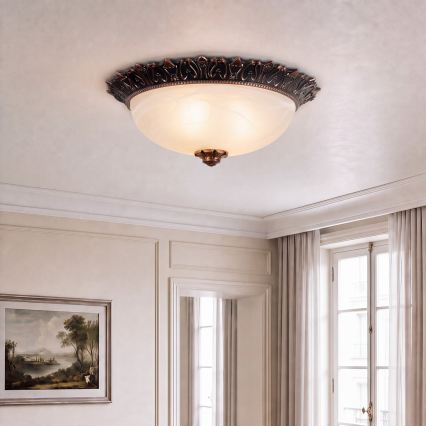 Brilagi - FRESCO loftlampe 2xE27/40W/230V Ø 30 cm, bronze