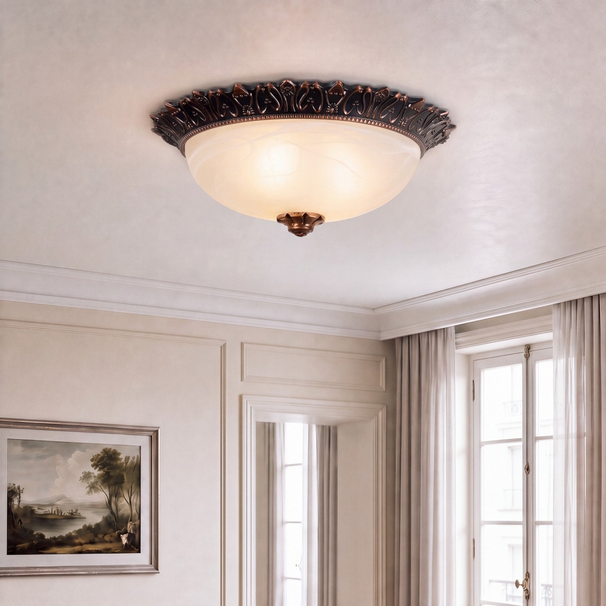 Brilagi - FRESCO loftlampe 2xE27/40W/230V Ø 30 cm, bronze