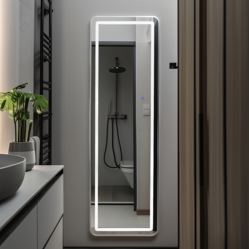 Brilagi - Gulvspejl BELLEZA LED/42W/230V 160x50 cm IP44 CRI 90 dæmpbar + CCT