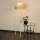 Brilagi - Gulvlampe ALASKA LUNETA 1xE27/15W/230V grå/cremefarvet
