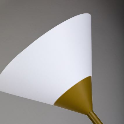 Brilagi - Gulvlampe ARIANA 1xE27/100W/230V + 1xE14/25W guldfarvet