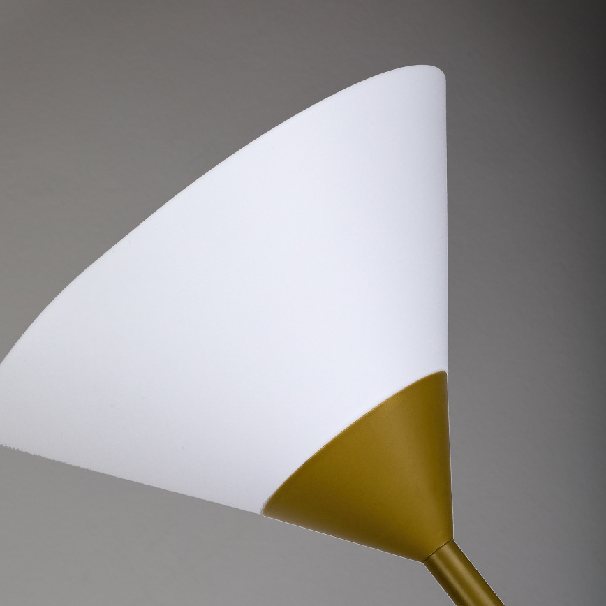 Brilagi - Gulvlampe ARIANA 1xE27/100W/230V + 1xE14/25W guldfarvet