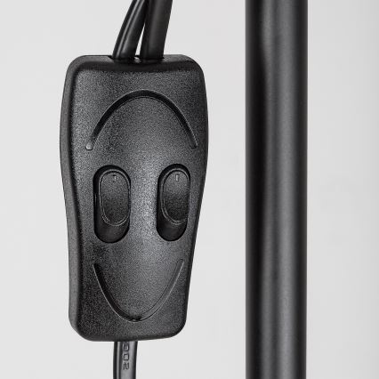 Brilagi - Gulvlampe ARIANA 1xE27/100W/230V + 1xE14/25W sort