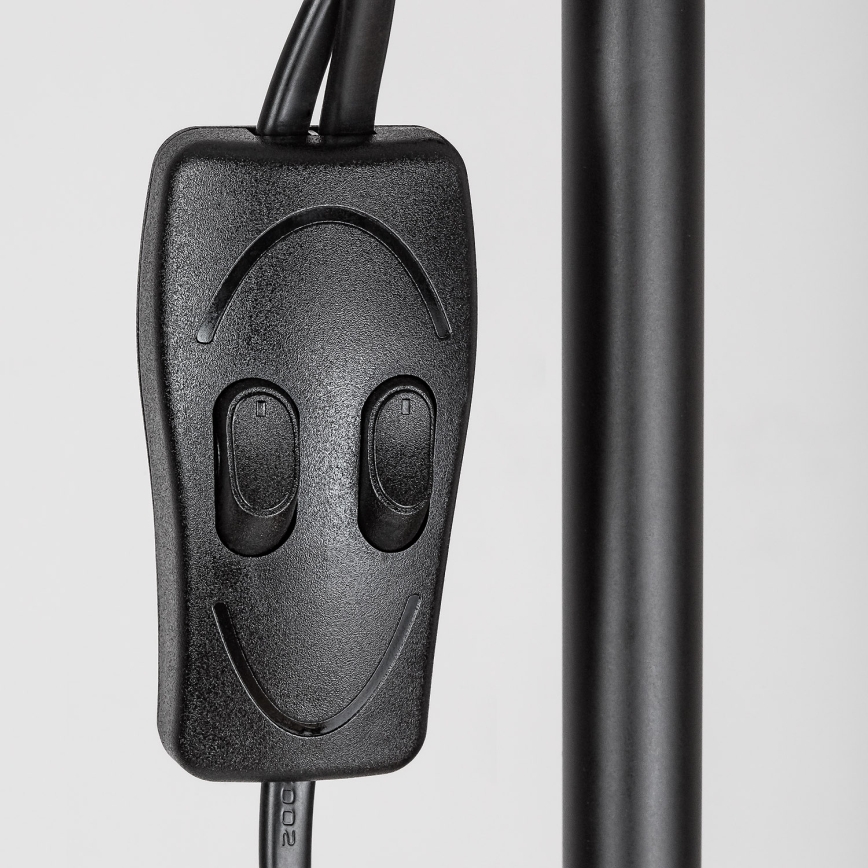 Brilagi - Gulvlampe ARIANA 1xE27/100W/230V + 1xE14/25W sort