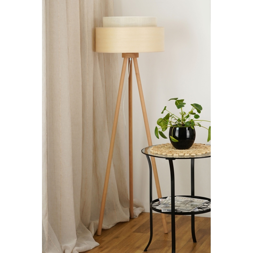 Brilagi - Gulvlampe ARIZONA BOHO 1xE27/15W/230V beige
