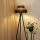 Brilagi - Gulvlampe DAKOTA LUNETA 1xE27/15W/230V sort/beige