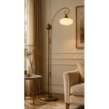 Brilagi - Gulvlampe MOLLERO 1xE27/15W/230V i bronze med patina