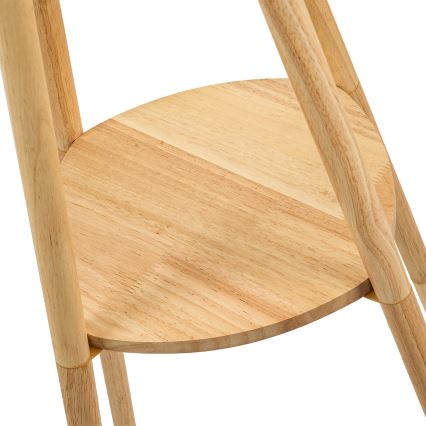 Brilagi - Gulvlampe NORDIC WAVE 1xE27/15W/230V træ/hør