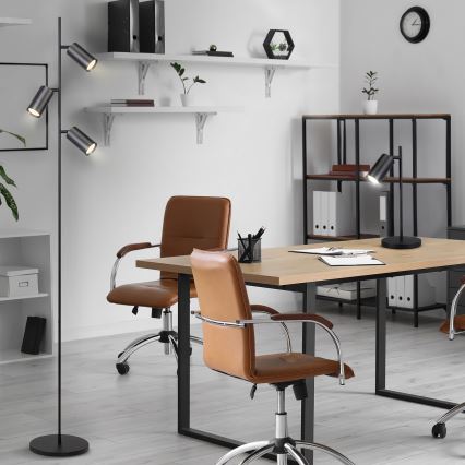 Brilagi - Gulvlampe SELE 3xGU10/30W/230V sort