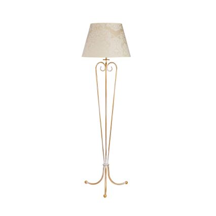 Brilagi - Gulvlampe SONIA 1xE27/15W/230V cremefarvet/patina