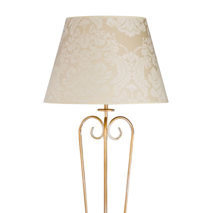 Brilagi - Gulvlampe SONIA 1xE27/15W/230V cremefarvet/patina