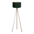 Brilagi - Gulvlampe VELVET 1xE27/60W/230V beige/grøn