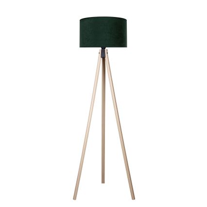 Brilagi - Gulvlampe VELVET 1xE27/60W/230V beige/grøn