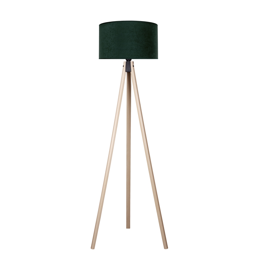 Brilagi - Gulvlampe VELVET 1xE27/60W/230V beige/grøn