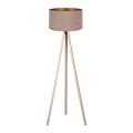 Brilagi - Gulvlampe VELVET 1xE27/60W/230V beige