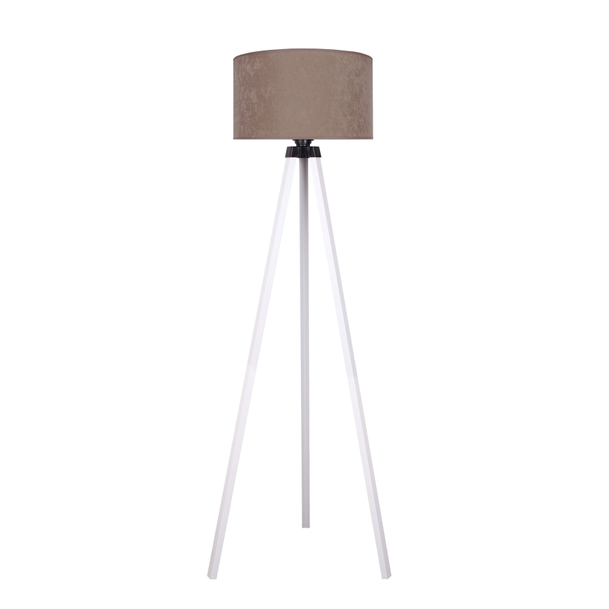 Brilagi - Gulvlampe VELVET 1xE27/60W/230V hvid/beige
