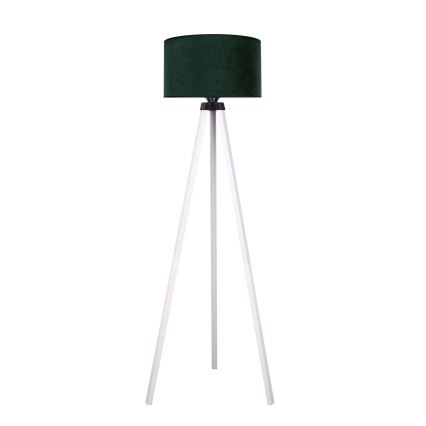 Brilagi - Gulvlampe VELVET 1xE27/60W/230V hvid/grøn